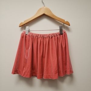 Egg by Susan Lazar pink velvet skirt 5y